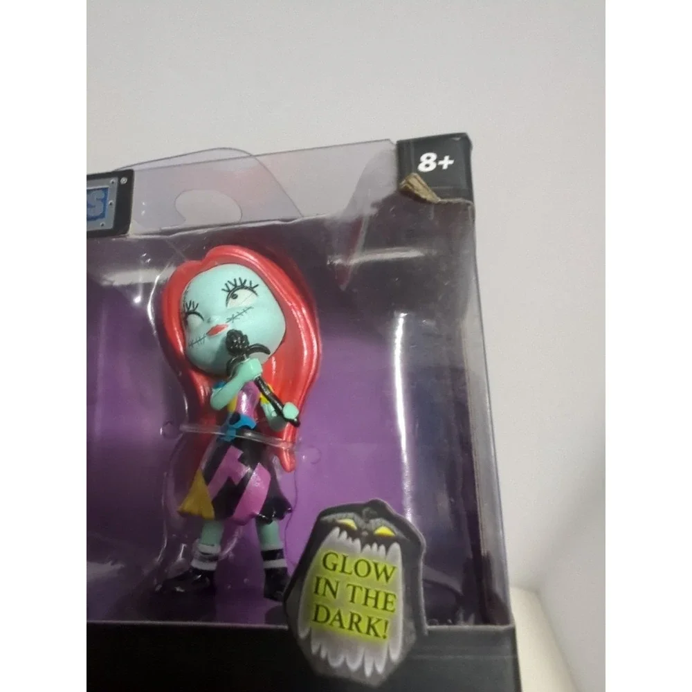 The Nightmare Before Christmas Metalfigs  Diecast Jack Sally Glow In Dark Jada
